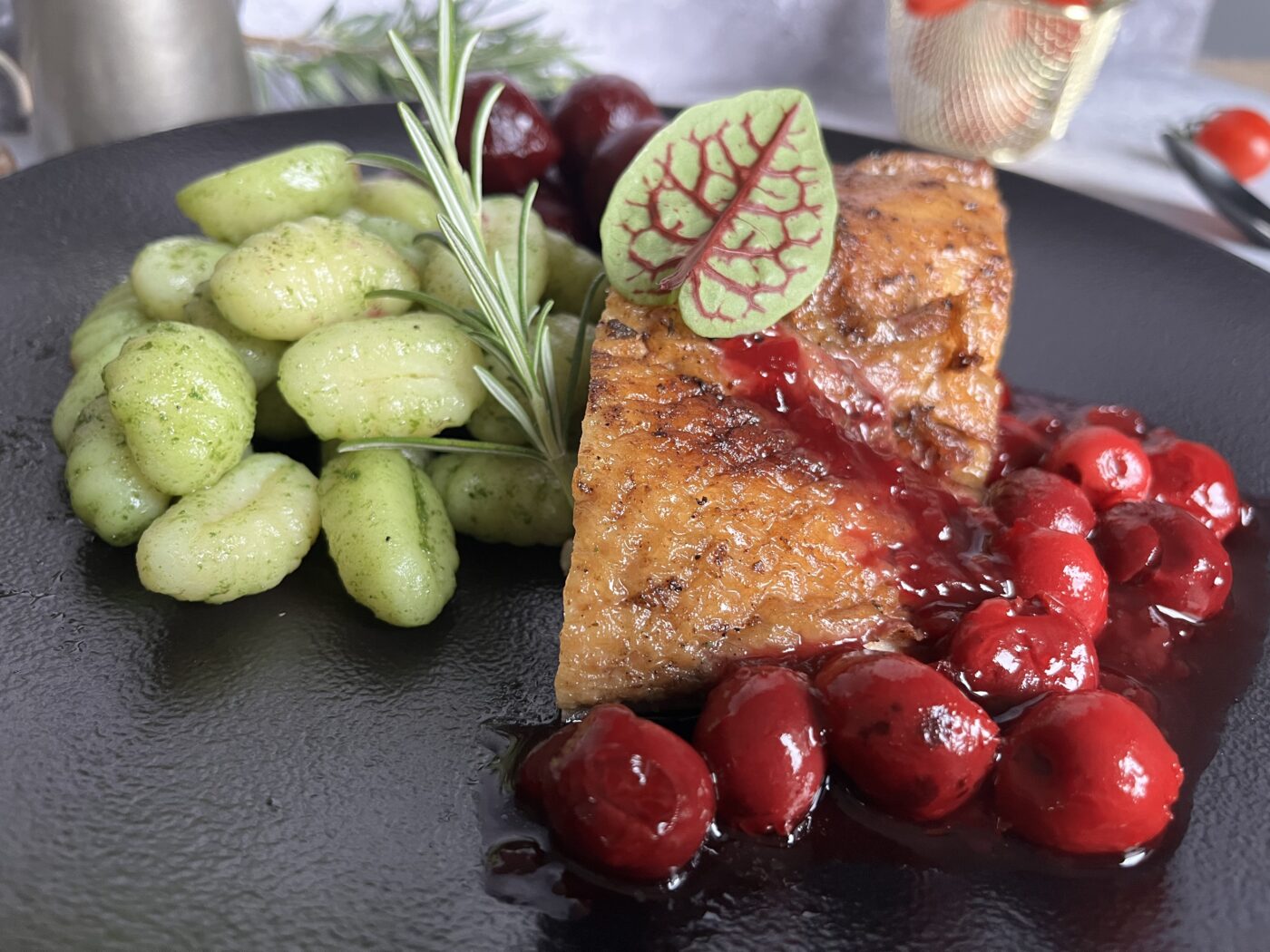Pieczona Kaczka Z Wi niami SkyChef Pieczona Kaczka Z Wi niami SkyChef